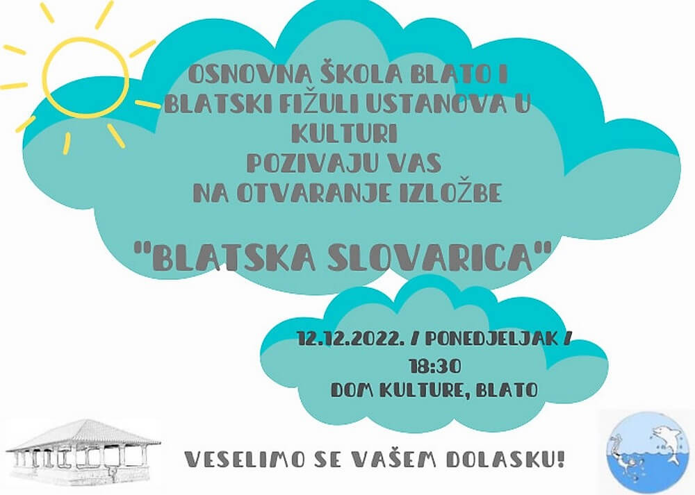 Pozivnica Blatska Slovarica 12 2022